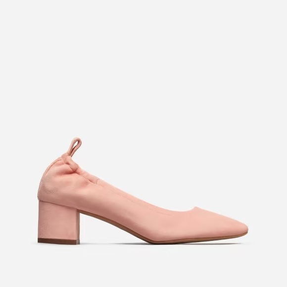 Everlane Shoes - Everlane Italian Leather Day Heel in Pink Suede (8)